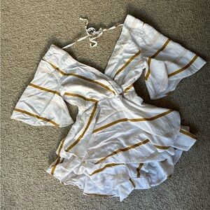 saints + secrets romper sz medium
